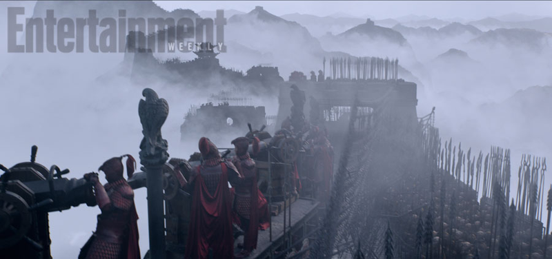 Illustration for article titled First Look at The Great Wall, a Movie About Matt Damon Fighting Monsters on the Great Wall of China